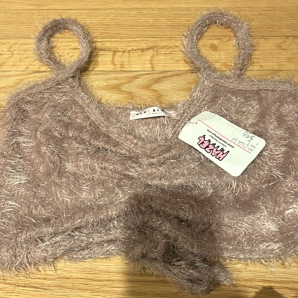Blue Blush Top .. size large new with tags from Hazel